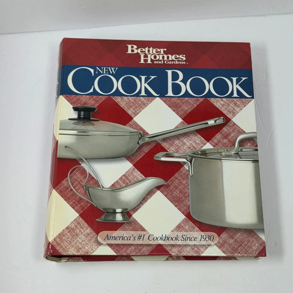 Better Homes and Gardens New Cook Book 14th Edition 3 Ring Binder Red Gingham
